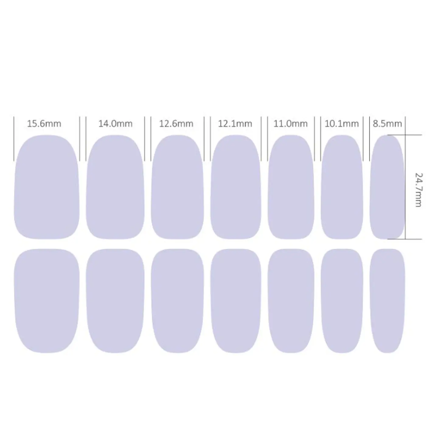 Set 10 Láminas Gel Esmalte Uñas Manicure Pintura Variados 5