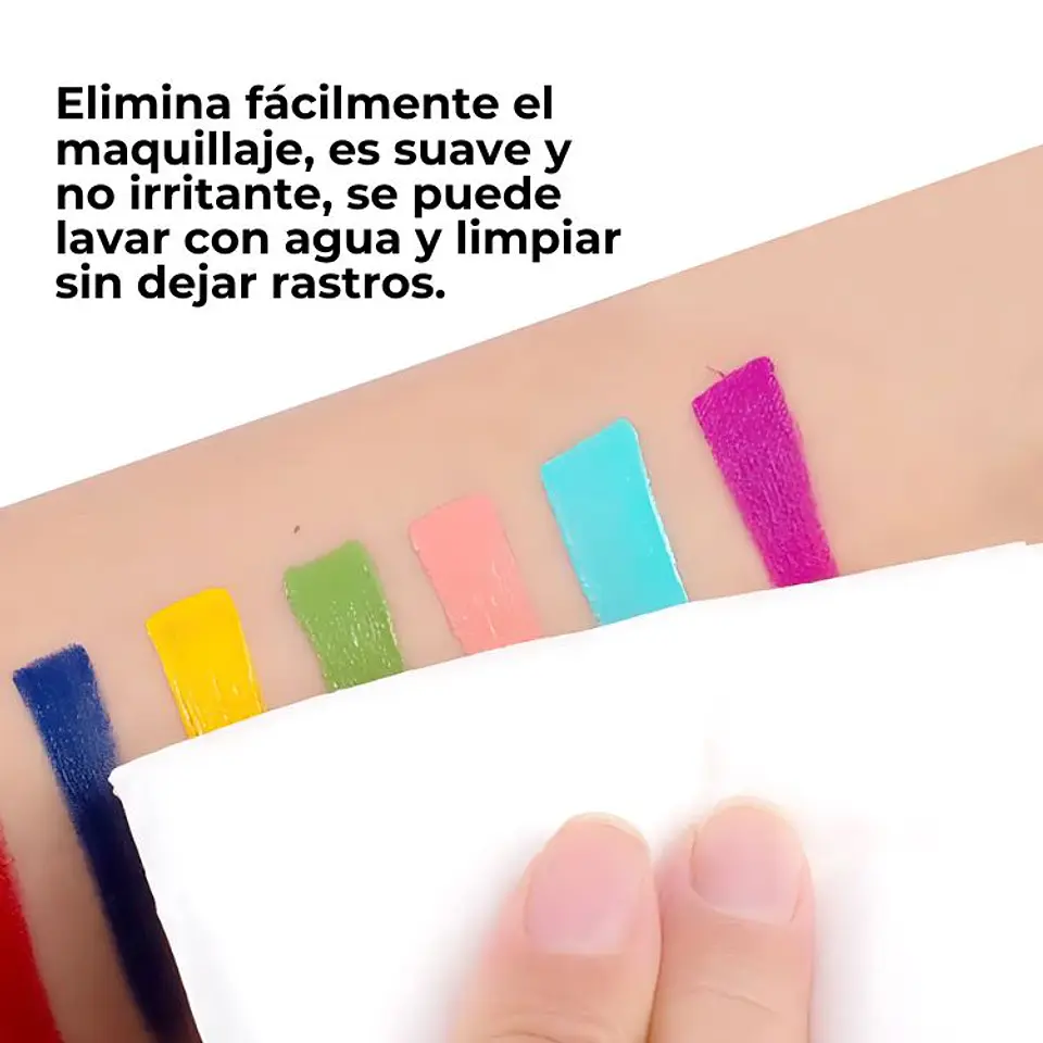 Paleta Maquillaje Infantil Pintacaritas Cumpleaños Eventos 3