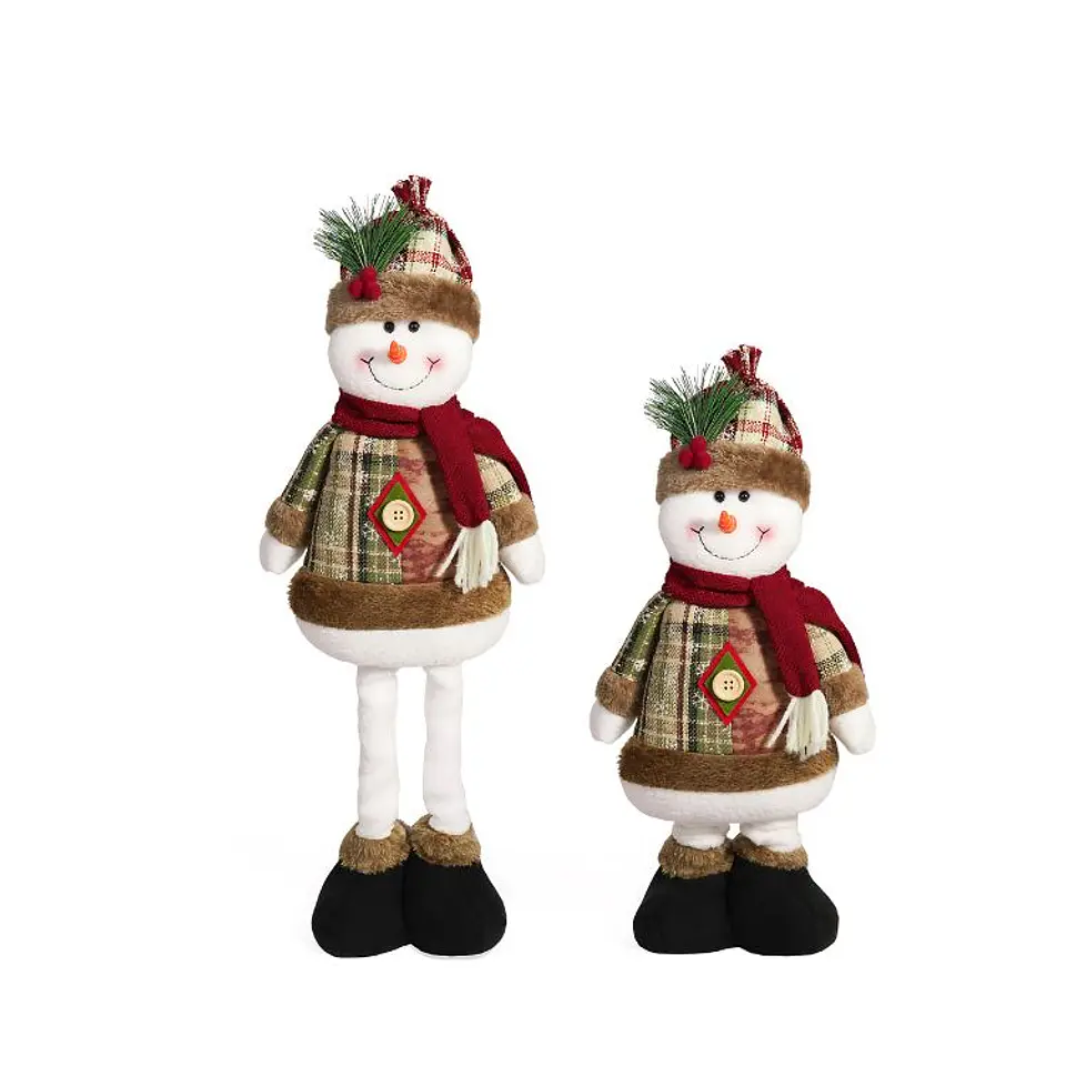 Muñecos Patas Largas Decoración Navidad Muñeco De Nieve 3