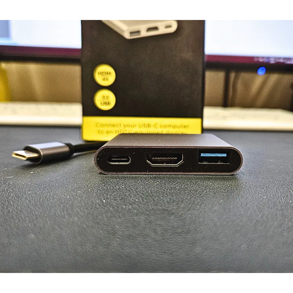 Adaptador Multipuerto 3 En 1 Usb Tipo C 3.0 A Hdmi 4k   2