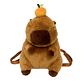 Mochila De Felpa Capibara Kawaii Para Niños Unisex - Miniatura 1