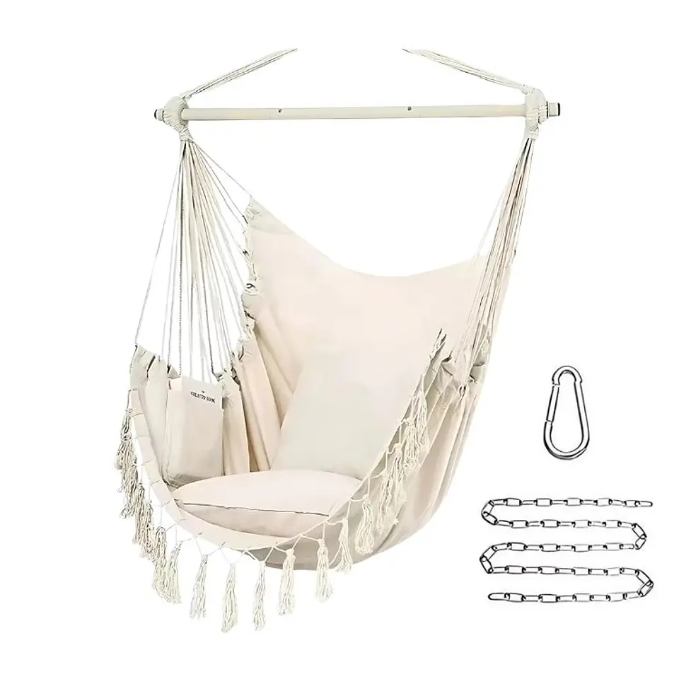 Silla Hamaca Colgante Elegante Estilo Boho Moderna 5