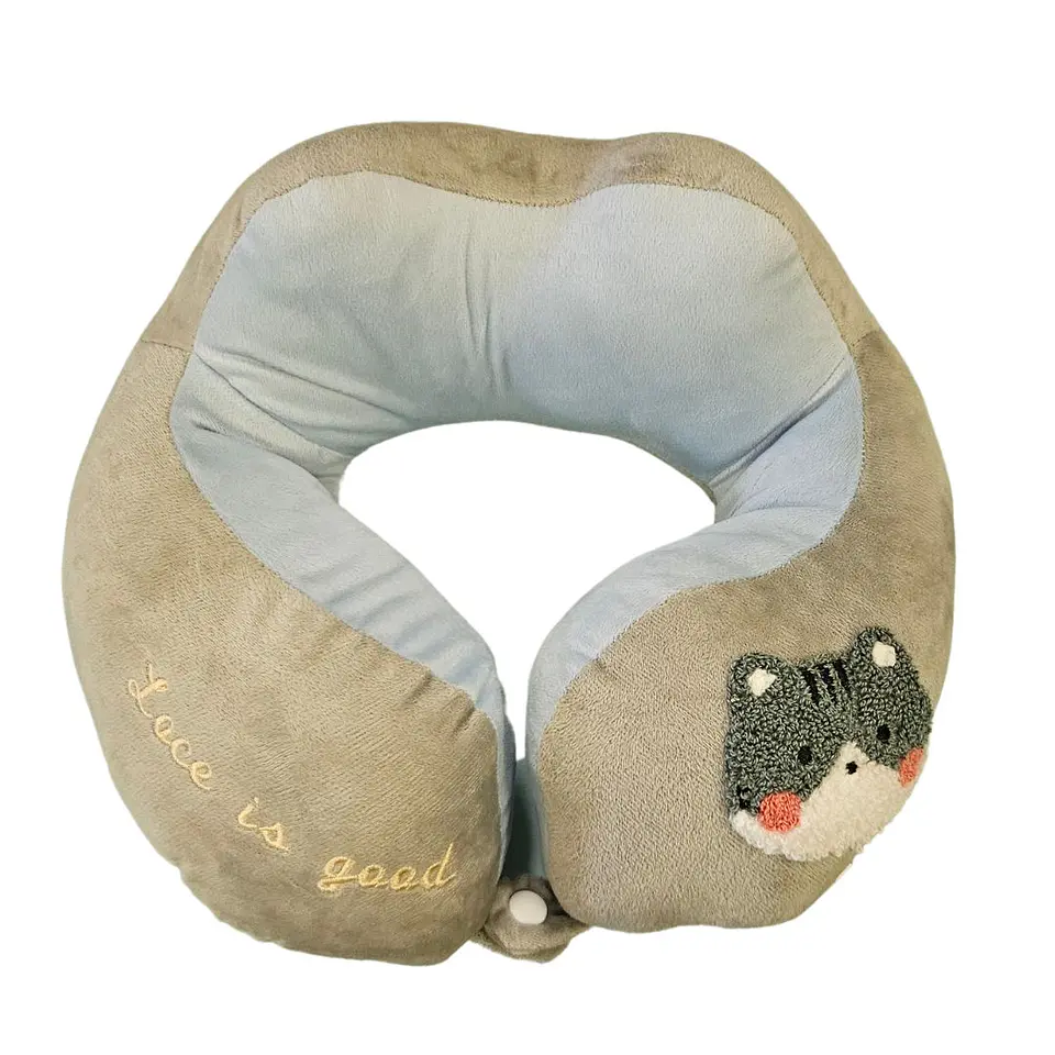Almohada Cojín Cuello Cervical Viaje Auto Escritorio 15