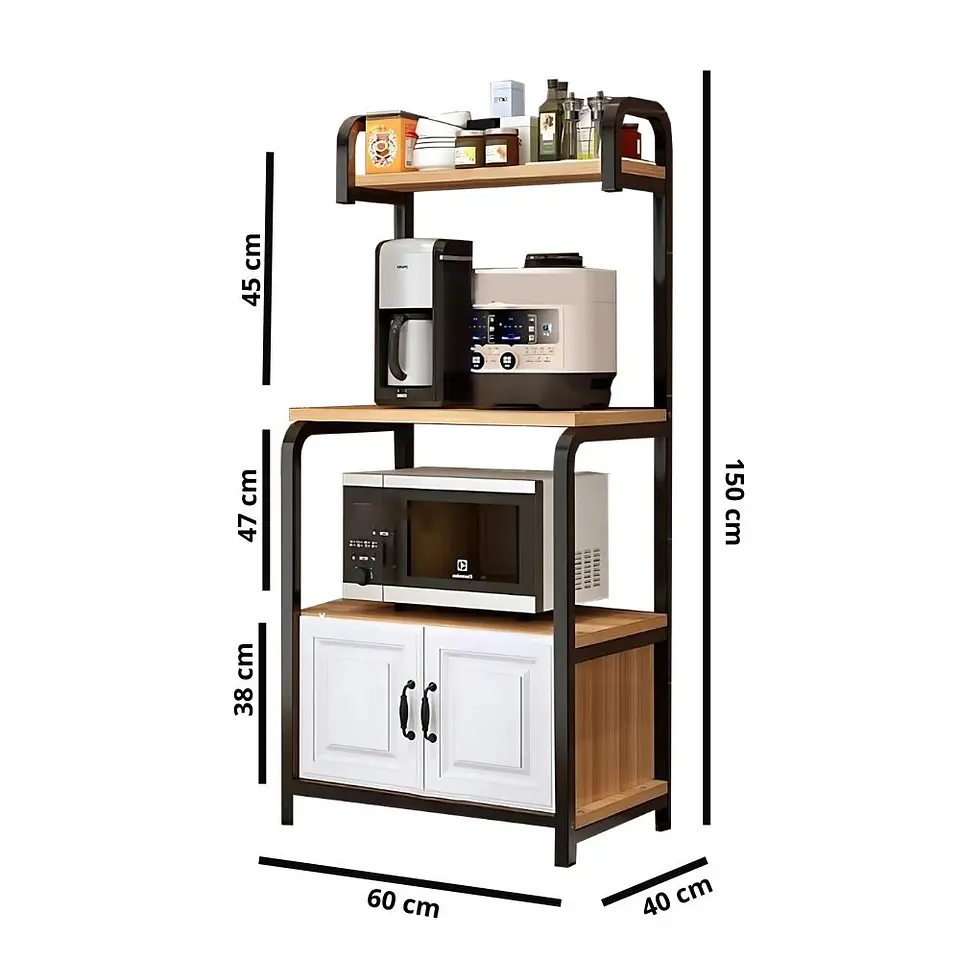 Organizador De Cocina Despensa Multifuncional Con Puertas 2