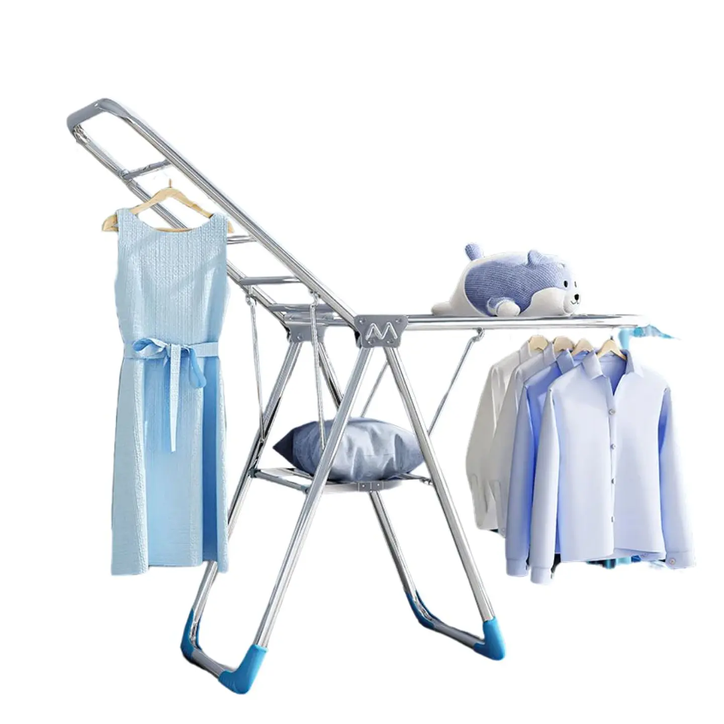 Tendedero Plegable Para Ropa Metálico Colgadero 150 CM 6