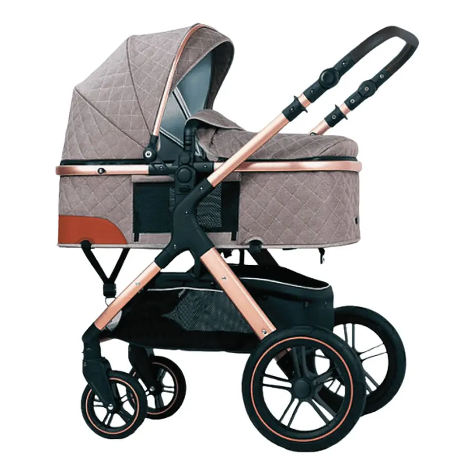 Coche Cuna Multifuncional Bebé 5 En 1 Plegable 1