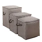 Set 3 Cestas Ropa Sucia con Cierre 110L 140L 180L - Miniatura 1
