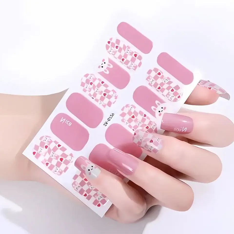 Set 10 Láminas Gel Esmalte Uñas Manicure Pintura Variados 13