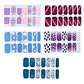 Set 10 Láminas Gel Esmalte Uñas Manicure Pintura Variados - Miniatura 4
