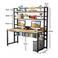 Escritorio Mesa Oficina Estudio De Madera Librero Biblioteca - Miniatura 6