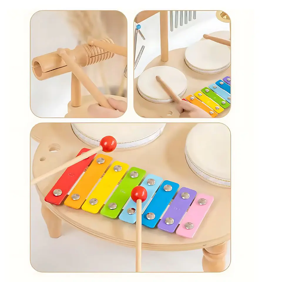 Instrumento de Percusión Musical Orff De Madera Centro Musical 4