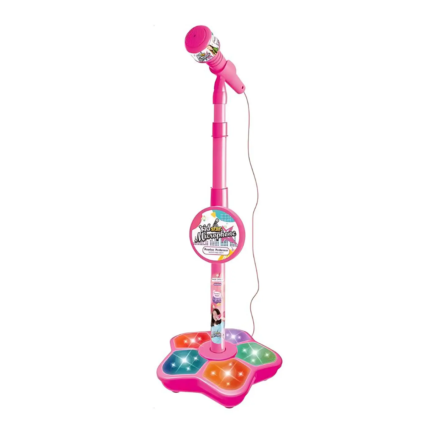 Micrófono Juguete Infantil con Pedestal Entretención 4