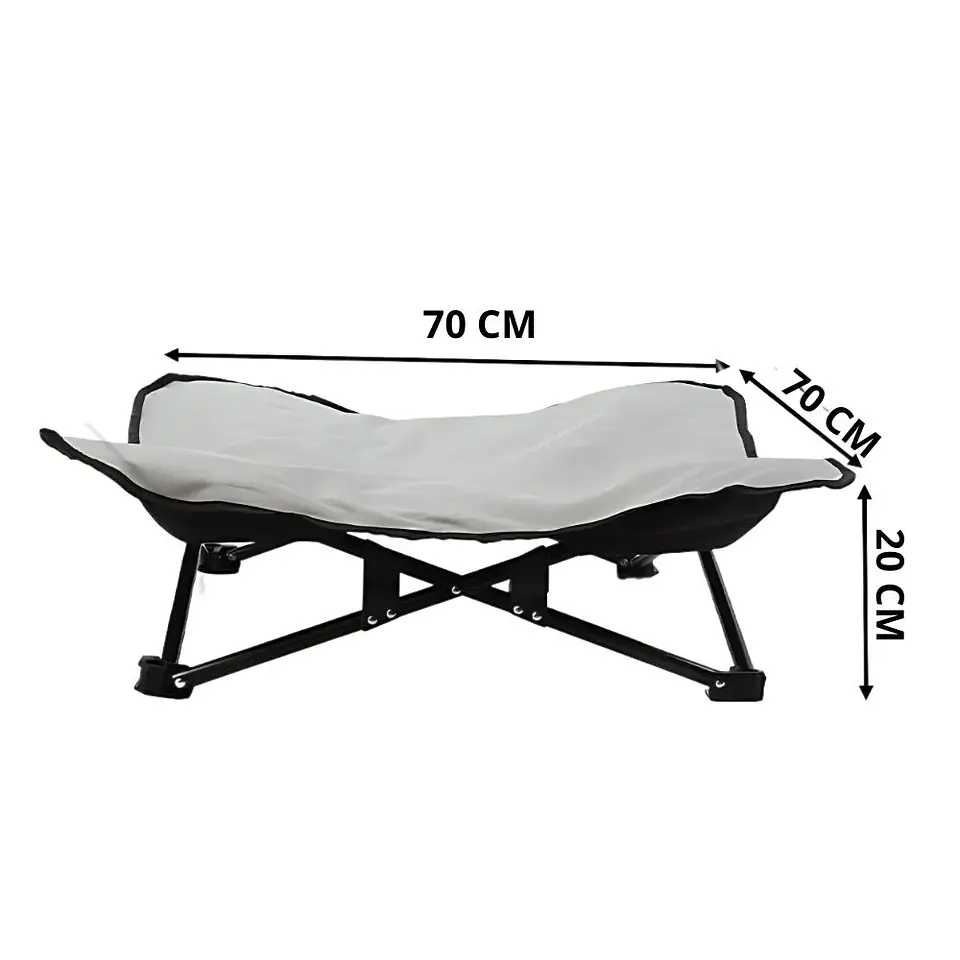 Cama Plegable Mascotas Portátil Impermeable Paseos Camping 5