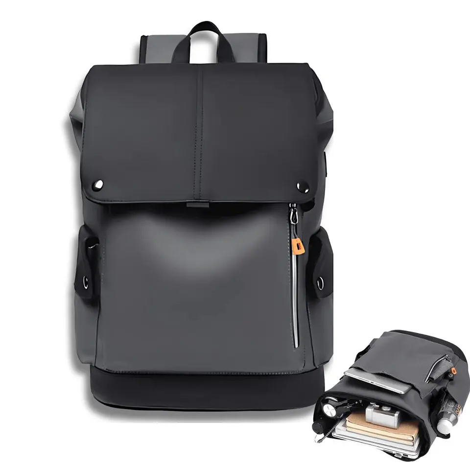Mochila Notebook Impermeable 35 Litros Carga Usb Unisex 1