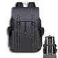 Mochila De Cuero Sintético Impermeable Viajes Universidad Trabajo - Miniatura 1