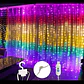 Cortinas Serie Luces 300 Led Decorativas Usb 8 Modelo 3x2.8m - Miniatura 1