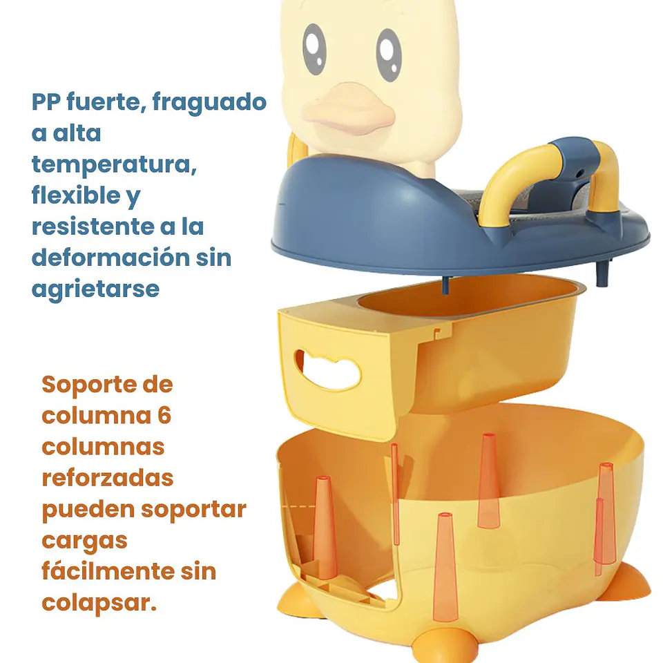 Mi Primera Pelela Patito Confort Aprendizaje Baño Bebe 6