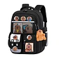 Mochila Capibara Gran Capacidad Compartimientos Y Accesorios - Miniatura 2