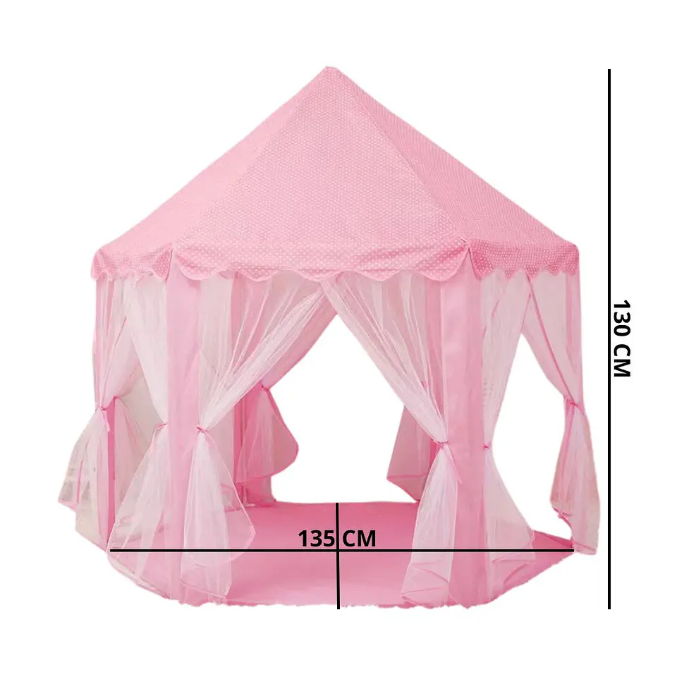Carpa Castillo Juguete Niños Interior Exterior Hexagonal 3