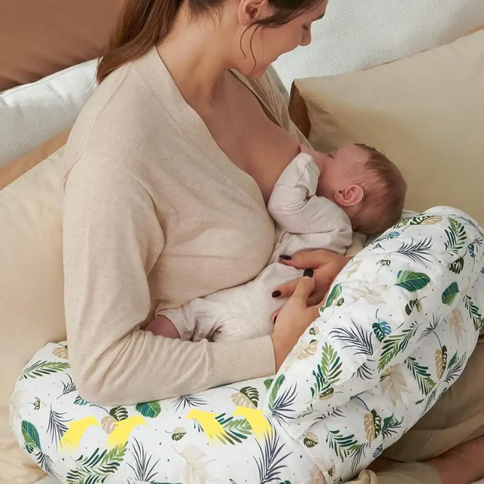 Almohada De Lactancia Colecho Apego Cojin Maternal 4