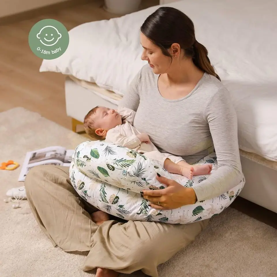 Almohada De Lactancia Colecho Apego Cojin Maternal 5