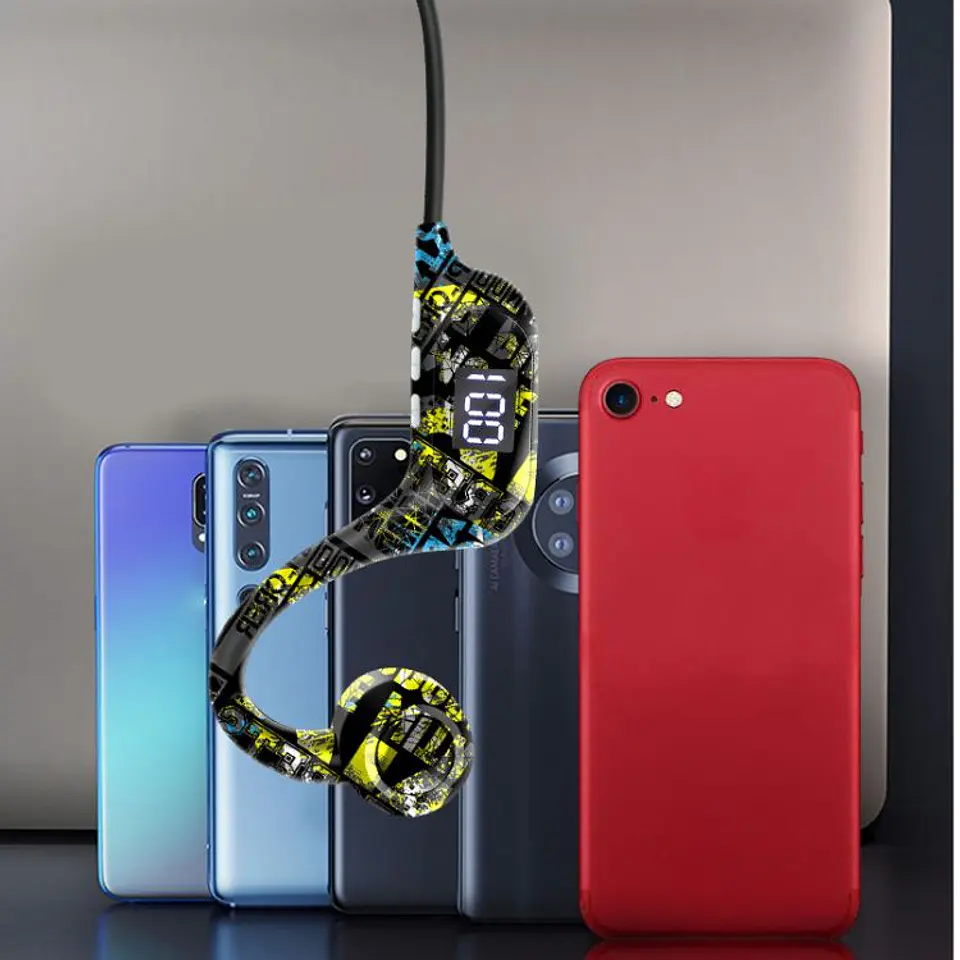 Audífonos Manos Libres Flexible Deportes Bluetooth 6