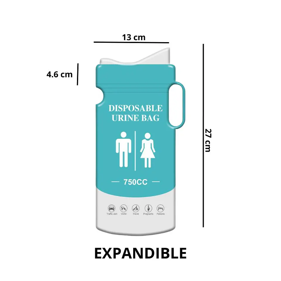 Pack 10 Bolsas Emergencia Tránsito Vómito Orina 750ml 3