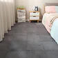 Pack 6 Alfombras Rompecabezas Felpa Shaggy 30x30 cm Armables - Miniatura 4