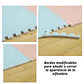 Pack 6 Alfombras Rompecabezas Felpa Shaggy 30x30 cm Armables - Miniatura 10