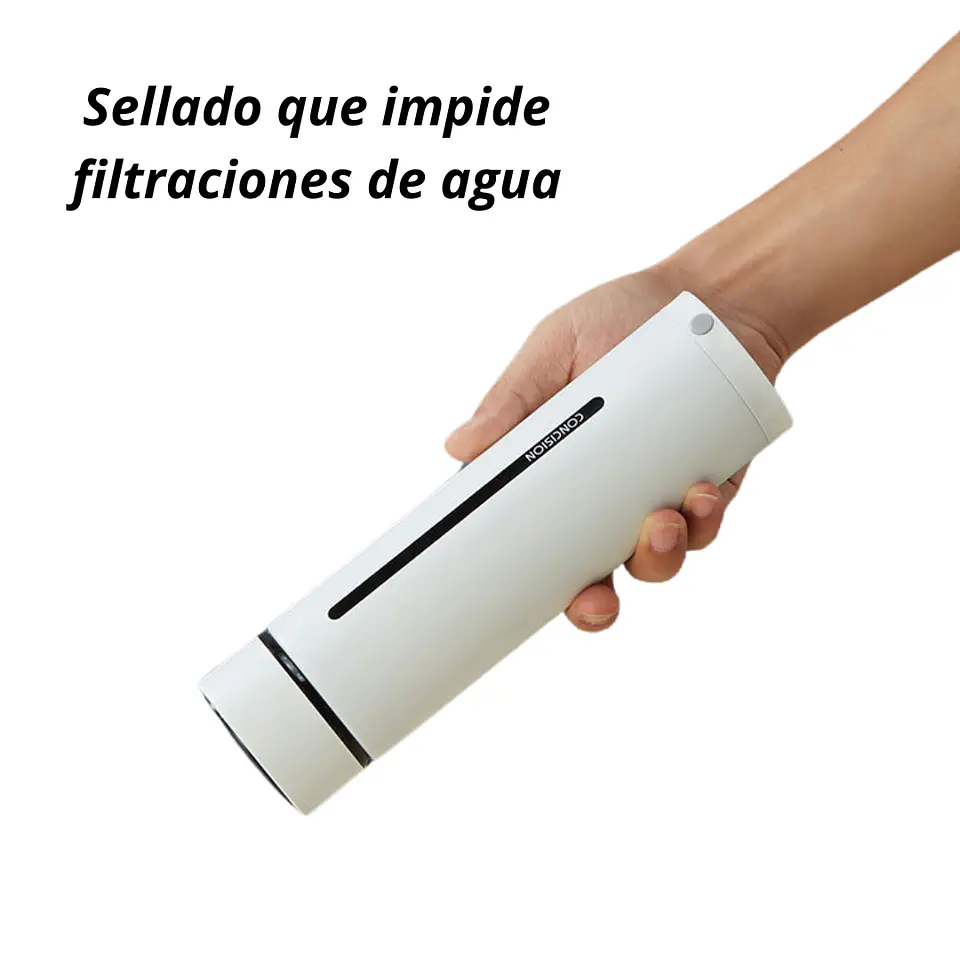 Termo Led Táctil Soporte Smartphone Acero Inoxidable 450ml 4