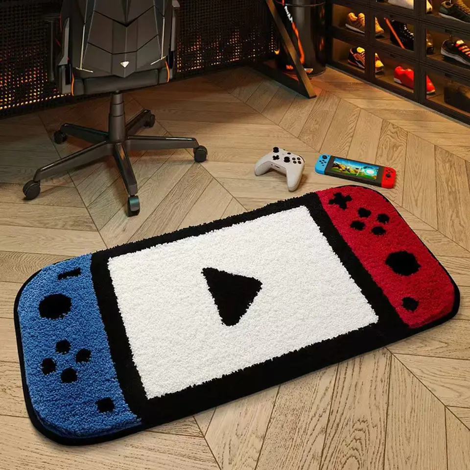 Alfombra Consola Habitación Gamer Sala De Juegos Decorativo 2