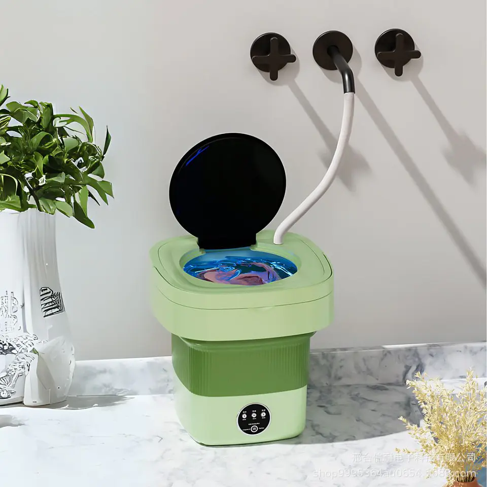 Mini Lavadora Portatil Plegable Automática 7 Litros 4