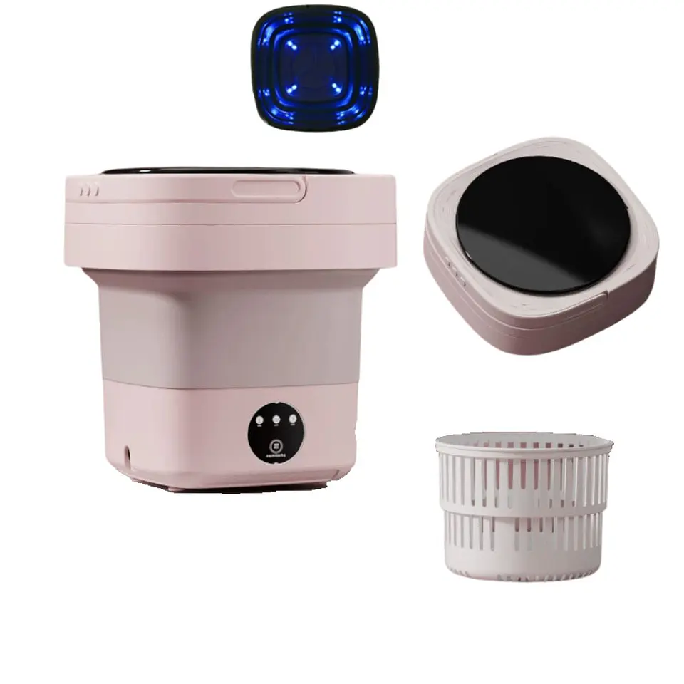 Mini Lavadora Portatil Plegable Automática 7 Litros 2