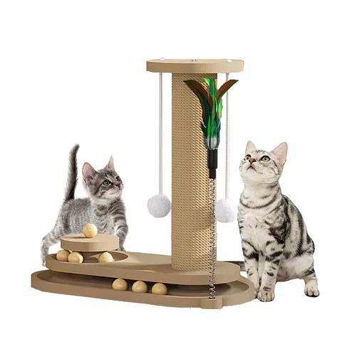Rascador Felino Centro Interactivo Accesorios Juego Mascotas