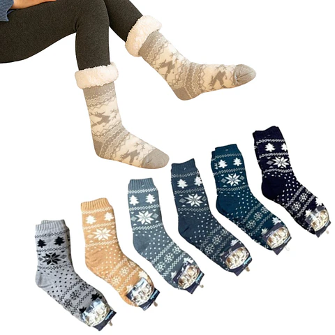 Pack 6 Pares Calcetines Antideslizante Interior Con Chiporro