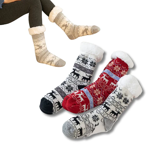 Pack 3 Pares Calcetines Antideslizante Interior Con Chiporro