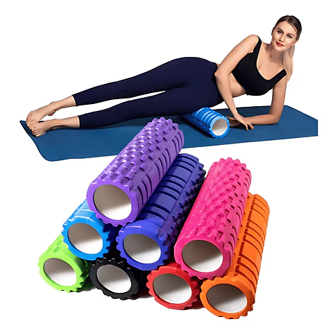 Rodillo Resina Para Yoga Masaje Muscular Ejercicio