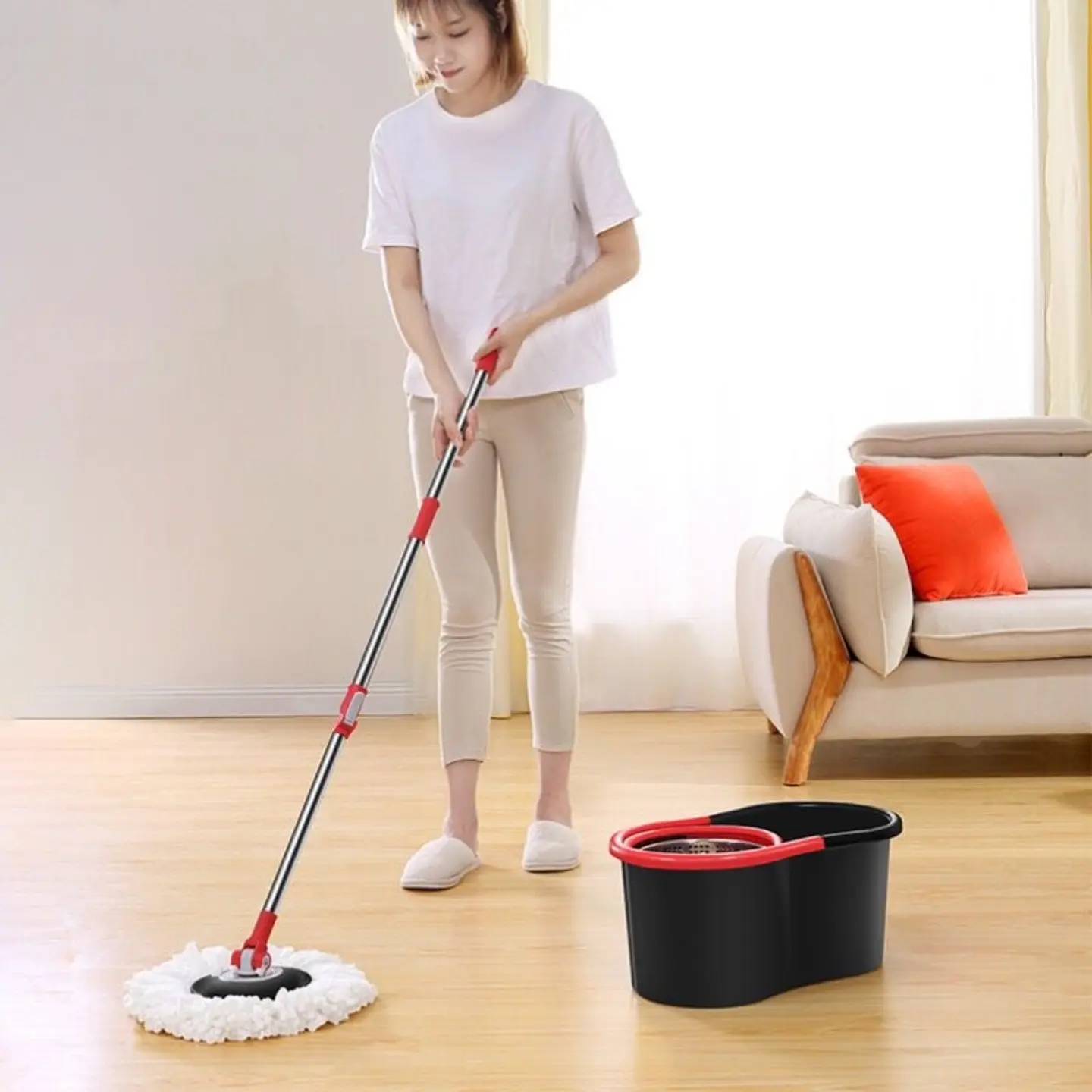 Mopa Trapeador Giratoria 360 Metalica  2