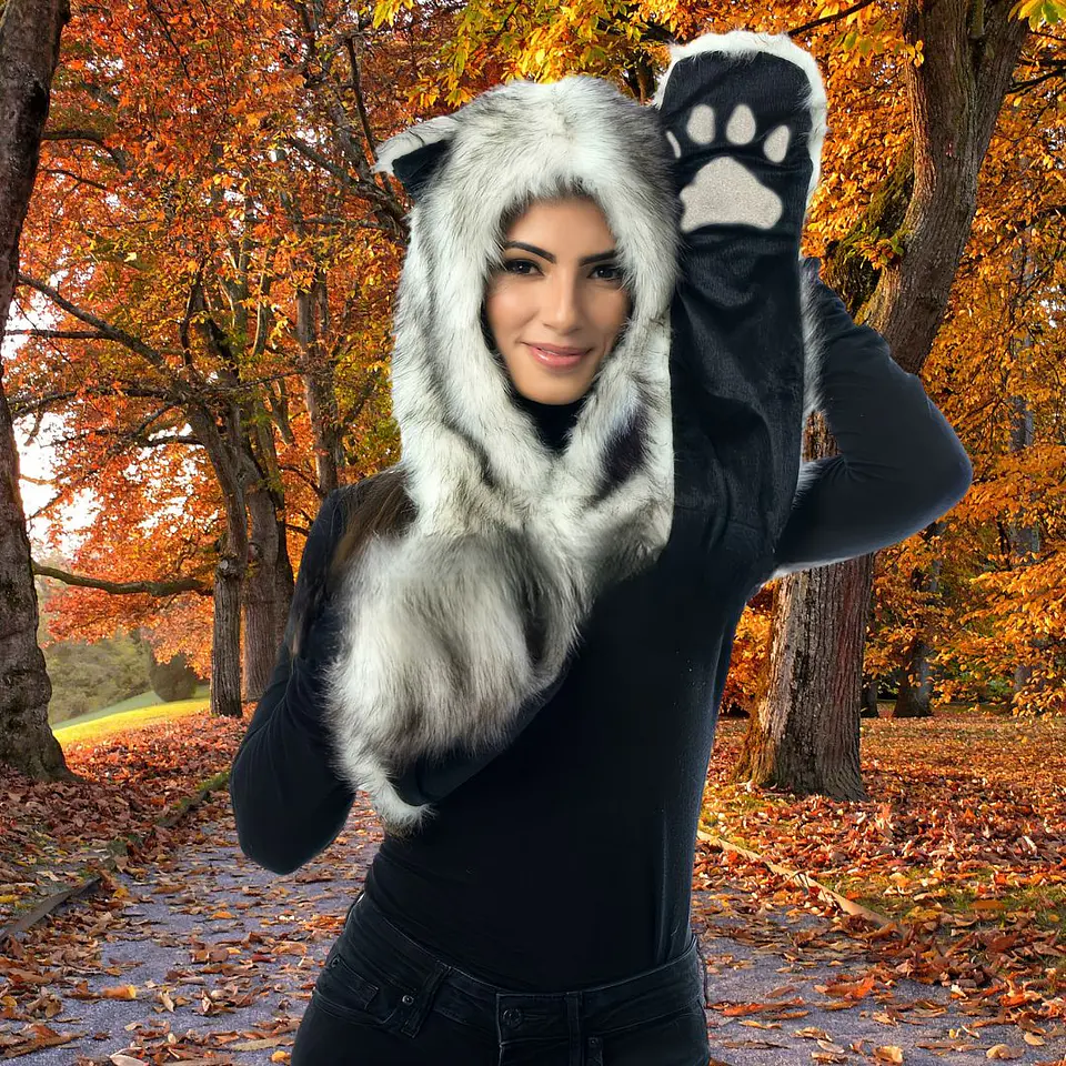Gorro Kawai Con Orejas Y Bolsillo Unisex De Invierno 2