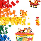 Set Juego 600 Bloques De Construcción Con Base De Ensamble - Miniatura 2