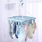 Colgador De Calcetín Ropa Interior De 32 Clips Plegable - Miniatura 15