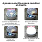 Proyector De Luz Nocturna Stickers Intercambiables Relajante - Miniatura 7