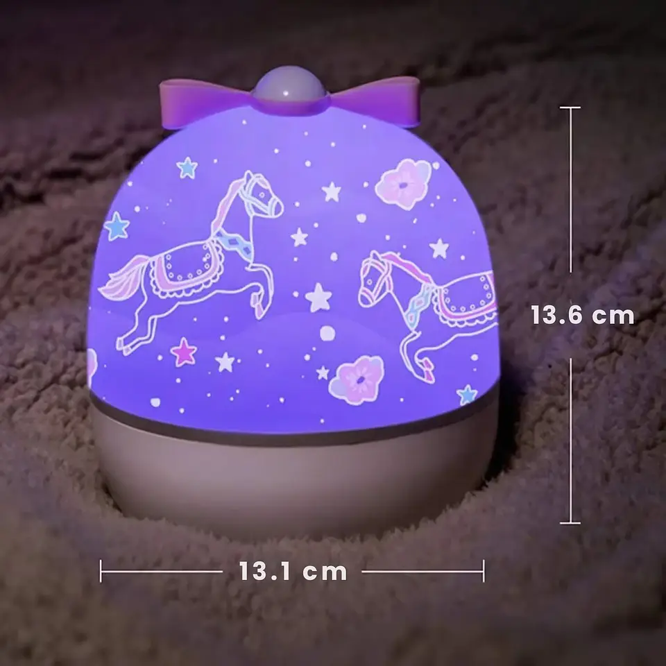 Proyector De Luz Nocturna Stickers Intercambiables Relajante 2