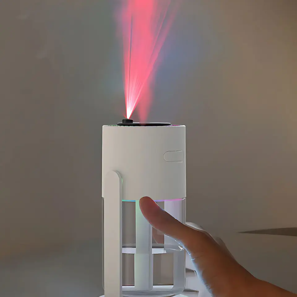 Humidificador USB Con Proyección Luz Cielo Estrellas Portátil 6