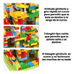 Bloques Tobogan Con Base 168 Piezas Construcción Accesorios - Miniatura 4