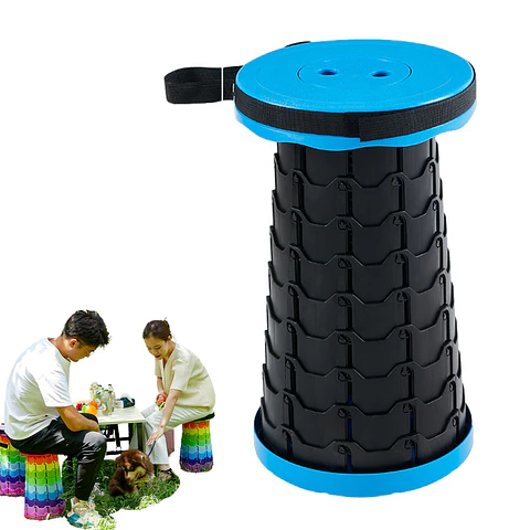 Silla Plegable Taburete Portátil Camping Outdoor 