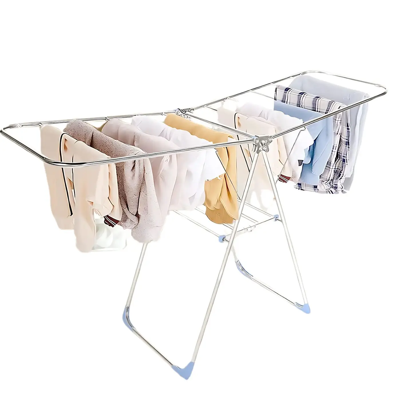 Tendedero Plegable Para Ropa Metálico Colgadero 150 CM 1