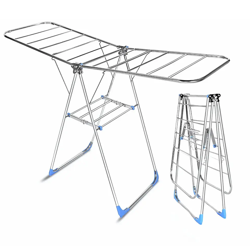 Tendedero Plegable Para Ropa Metálico Colgadero 150 CM 2