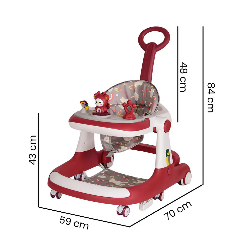 Andadera Caminadora De Bebé Multifuncional Anticaida Unisex 13