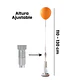 Pelota De Boxeo Con Base Ajustable Entrenamiento Infantil - Miniatura 2